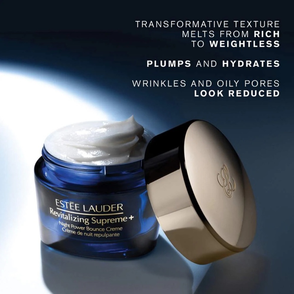Estee Lauder Revitalizing Supreme+ Moisturizer Night Power Bounce Creme - Picture 7 of 8